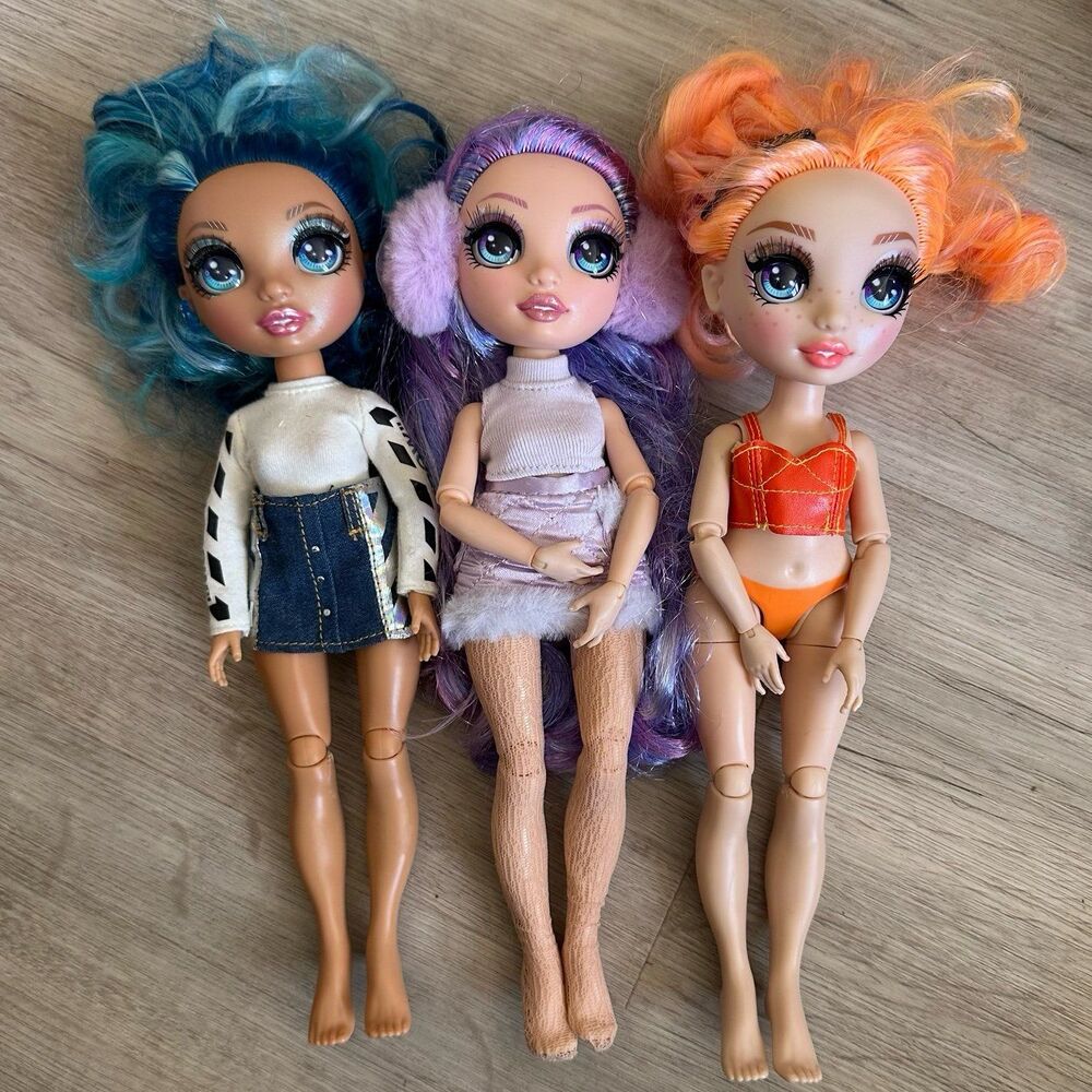 Rainbow High Dolls Skyler Bradshaw Winter Break Violet Willow Poppy Rowan